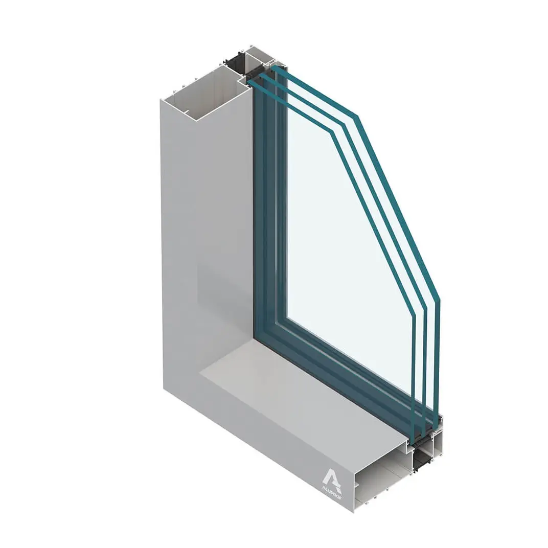 MB-SKYLINE TYPE R Sliding door system with a concealed frame - Aluprof