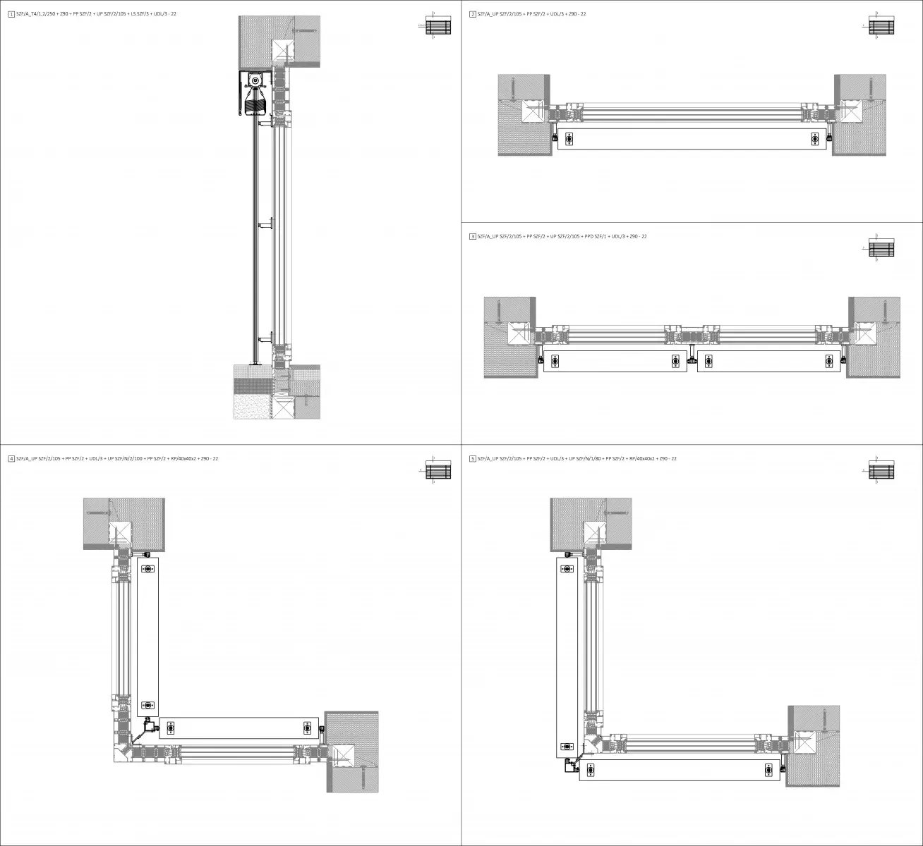 SZF/A_T4/1,2/250 + Z90 + PP SZF/2 + UP SZF/2/105 + LS SZF/3 + UDL/3 - 22