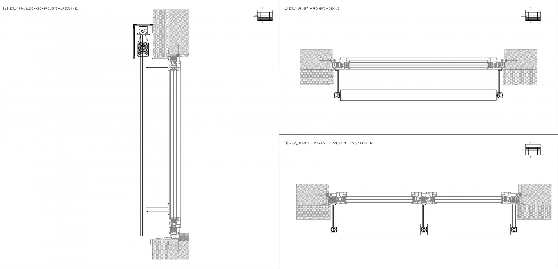 SZF/A_T3/1,2/250 + C80 + PP SZF/2 + UP SZF/2/70 - 12