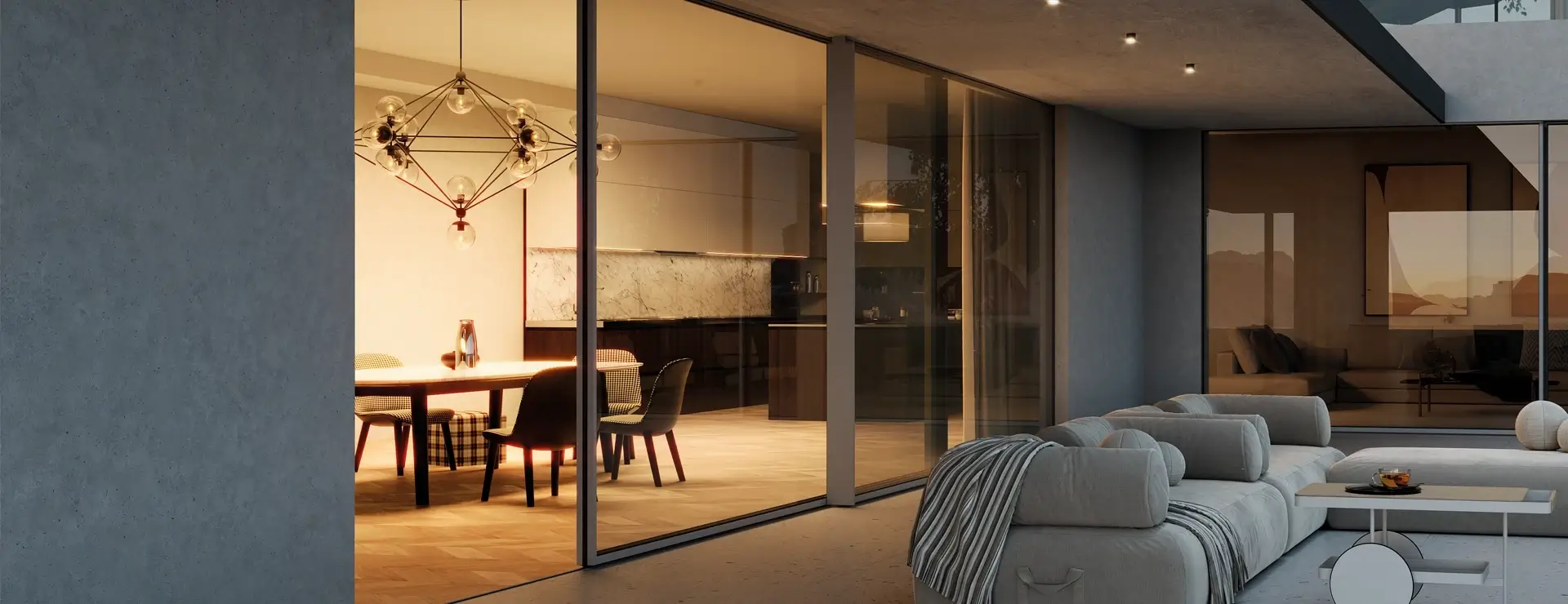 Panoramic doors – a standard feature in premium designs - Aluprof