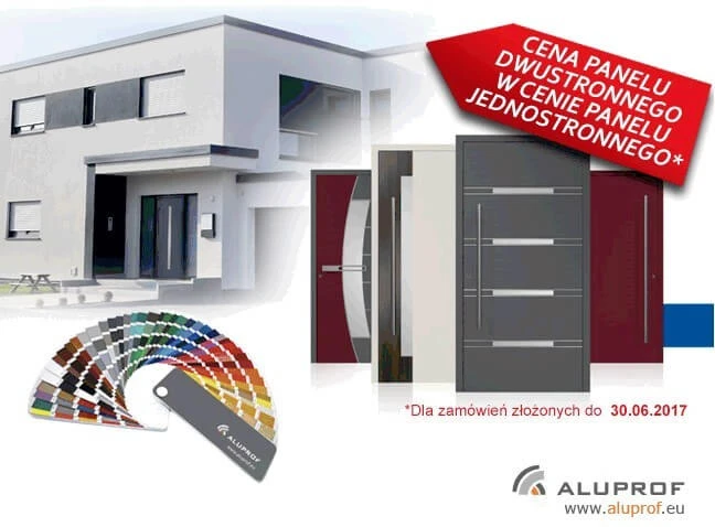 Nowe panele drzwiowe Aluprof - skorzystaj z promocji