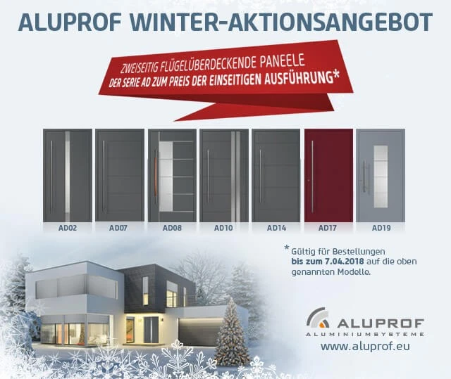 WINTER SPECIAL OFFER AD Series Door Panels