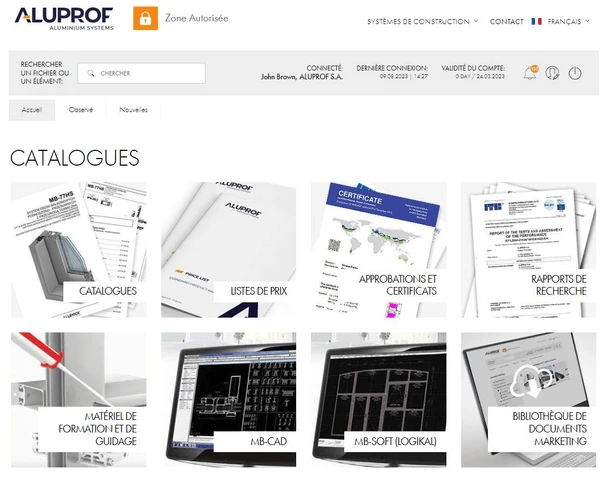 UTILISEZ-VOUS MB-CAD ? CRÉEZ UN COMPTE DANS L'ESPACE AUTORISÉ ALUPROF POUR SIMPLIFIER VOTRE TRAVAIL !