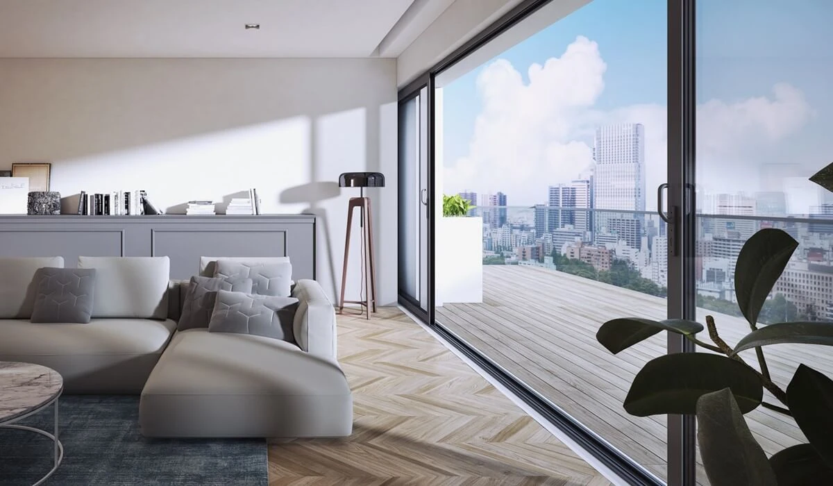 Aluprof to launch 59 SLIDE GALANDAGE, a door that slides into the wall