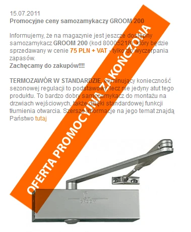 Oferta promocyjna zakończona
