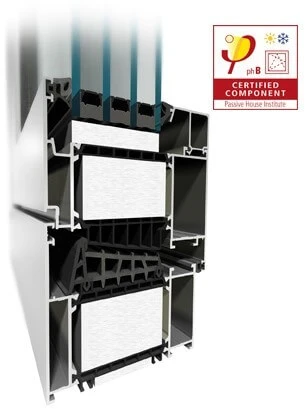 Adevărata fereastră pasivă ALUPROF MB–104 Passive