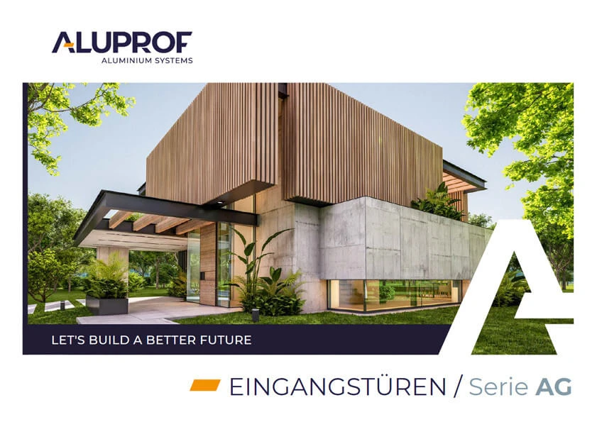 ALUPROF BRINGT DIE NEUE EINGANGSTÜREN SERIE AG AUF DEN MARKT