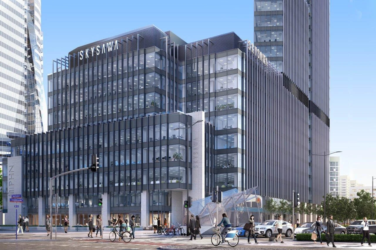 SKYSAWA. A BUILDING OF THE FIRST ORDER, CLAD IN ALUPROF FAÇADES