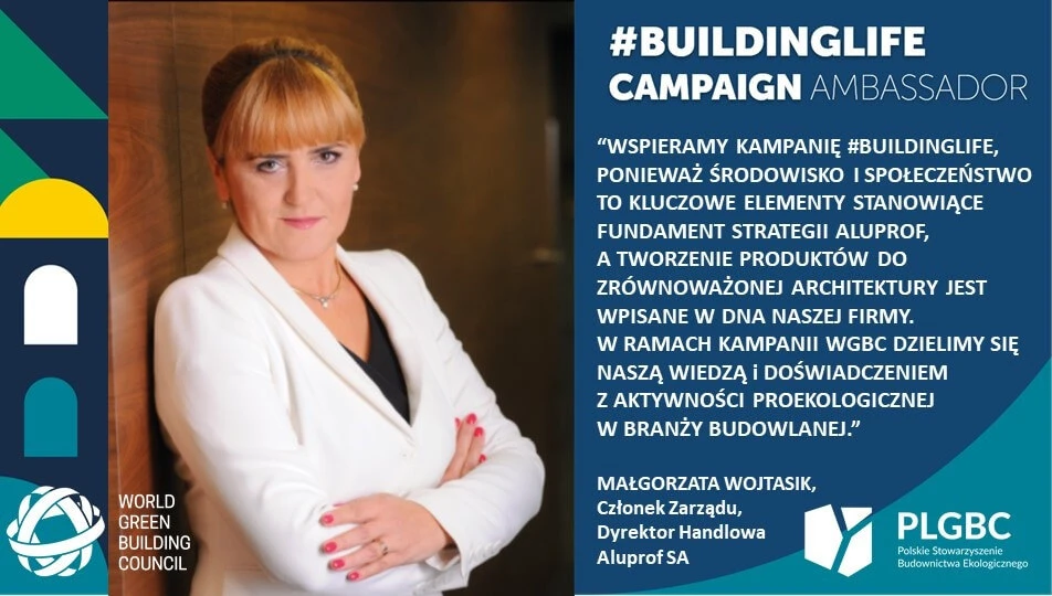 ALUPROF ambasadorem europejskiego projektu #BuildingLife 
