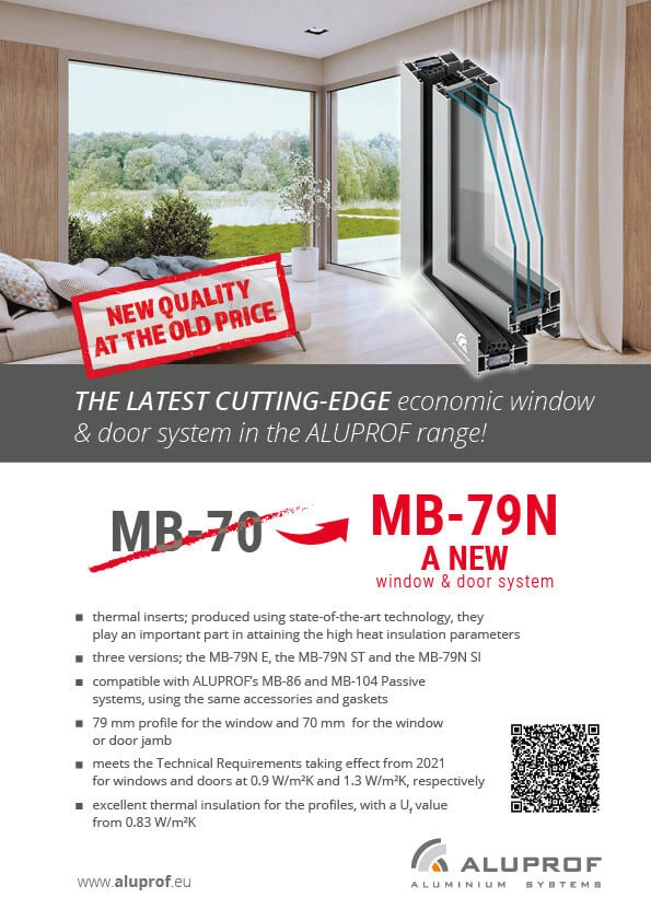 Introducing the MB-79N, ALUPROF’S latest window and door system