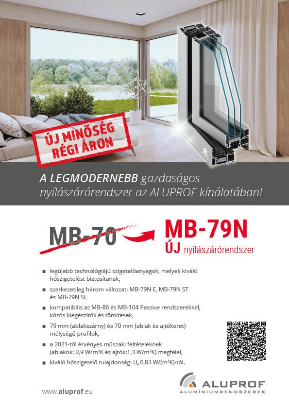 Új ablak- és ajtórendszer az ALUPROF ajánlatában az MB-79N