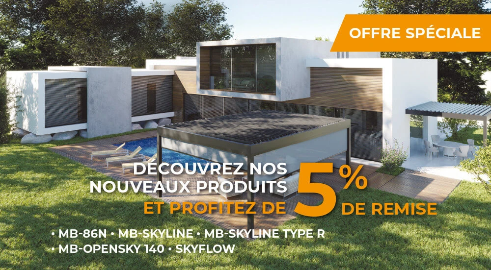 DÉCOUVREZ NOS NOUVEAUX PRODUITS ET PROFITEZ DE 5% DE REMISE