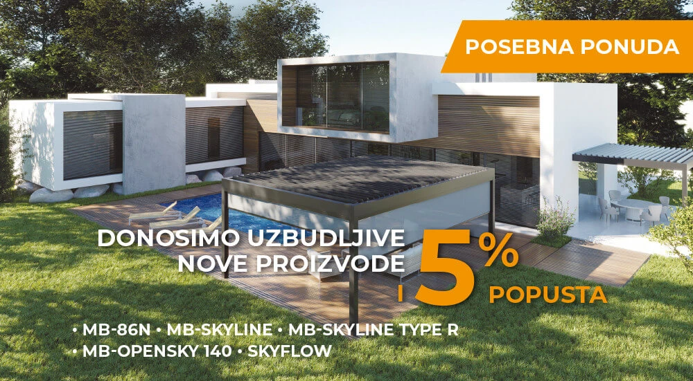 DONOSIMO UZBUDLJIVE NOVE PROIZVODE I 5 % POPUSTA