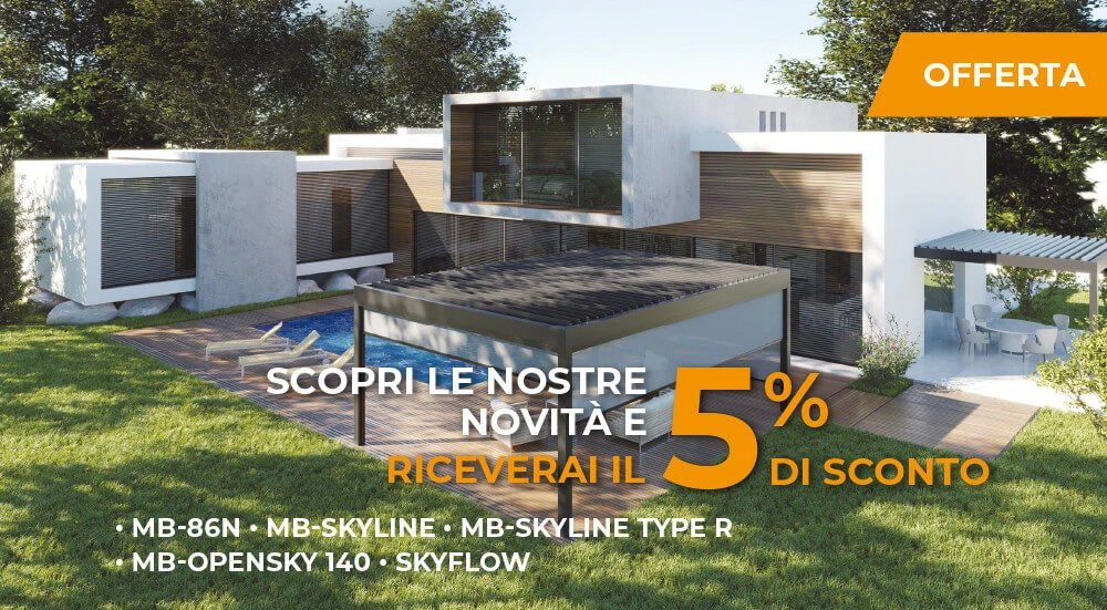 SCOPRI I NOSTRI NUOVI PRODOTTI E RICEVERAI IL 5% DI SCONTO