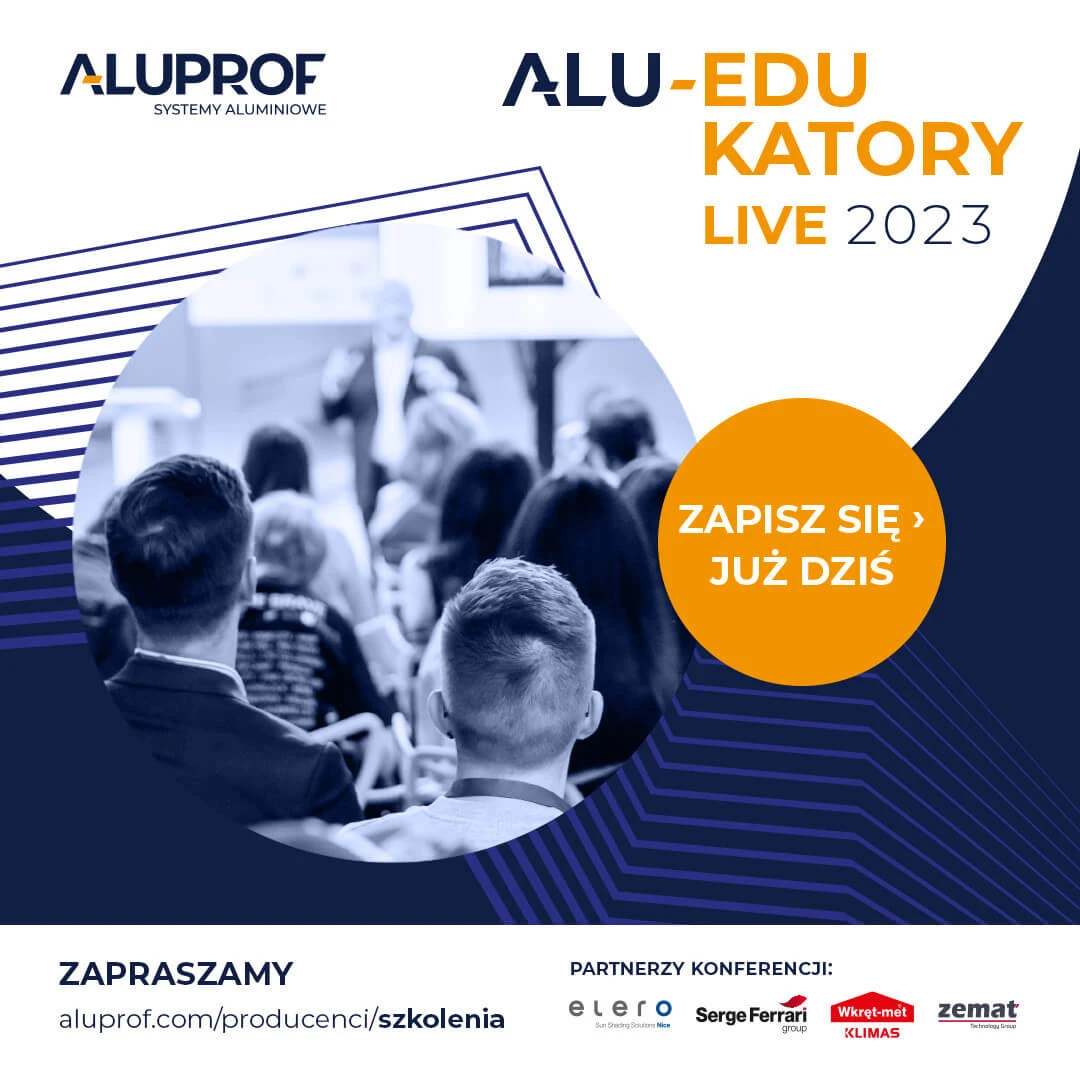 Szkolenia z cyklu Alu-Edukator dla producentów osłon przeciwsłonecznych, bram i moskitier
