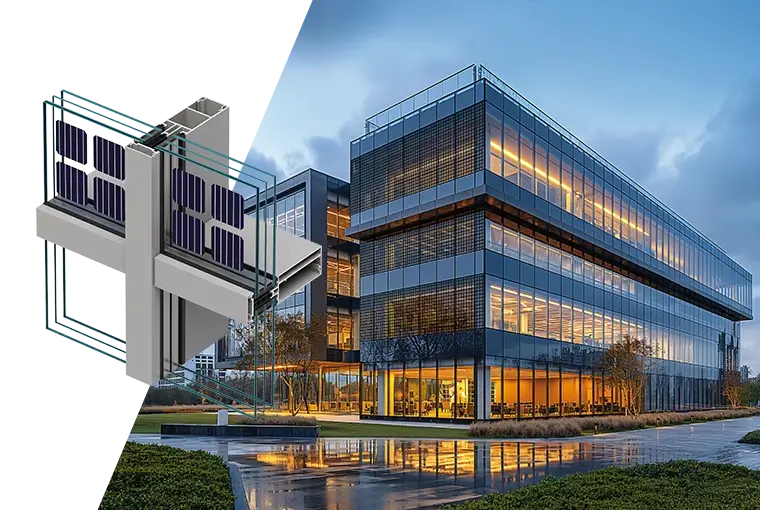 L’avenir de la construction – La nouvelle façade MB-SR50N PV intégrée au photovoltaïque