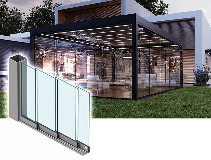 Celoskleněná posuvná konstrukce MB-OpenSlide – odpočívejte, kdy chcete, a nikoli když to počasí dovolí