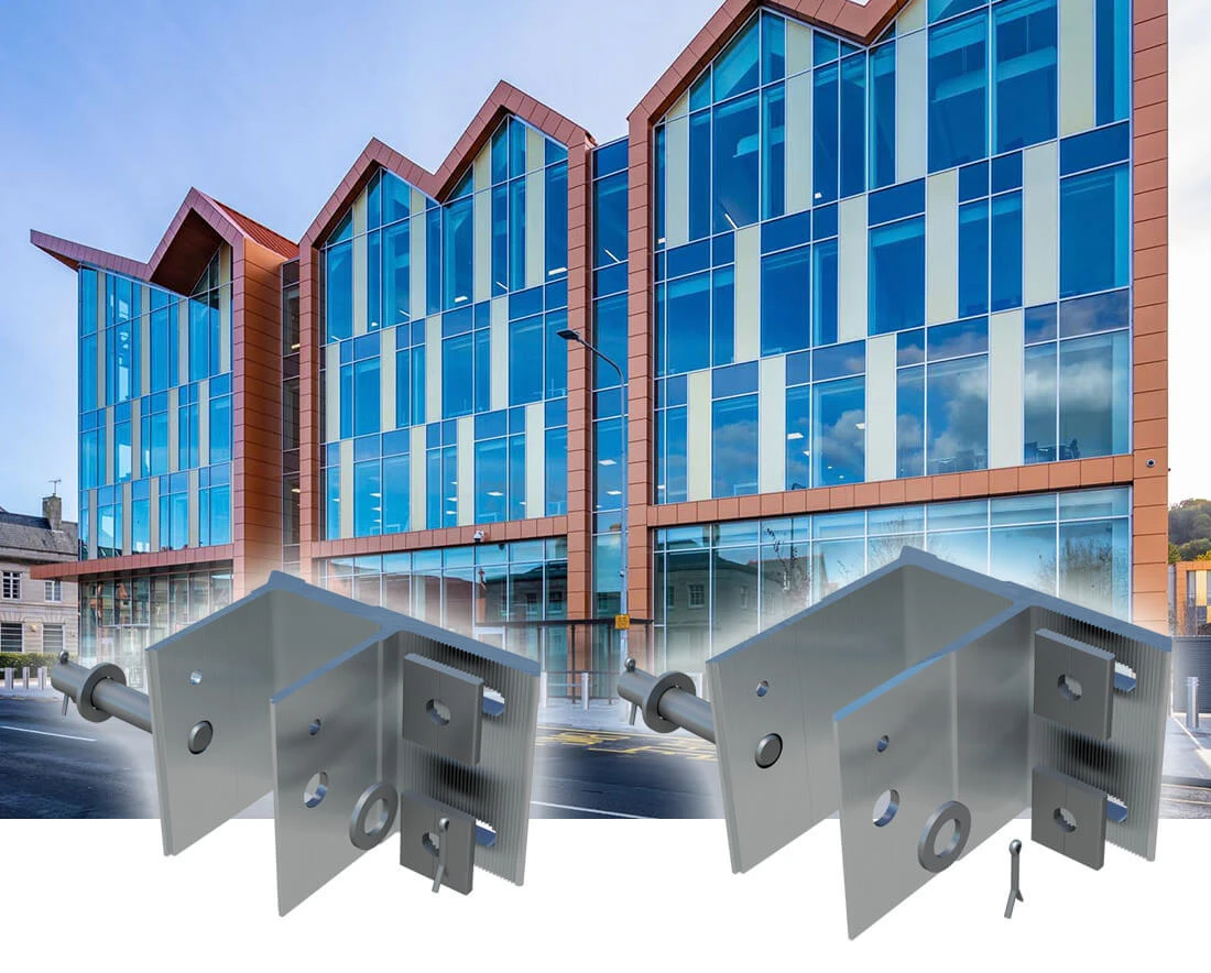 NEW TYPE ‘F’ FAÇADE BRACKETS FOR MULLION AND TRANSOM WALLS