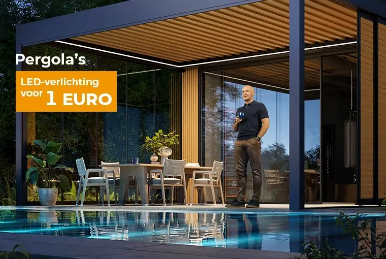 De Kampioenenpromo – koop een terraspergola en profiteer van een speciale promotie