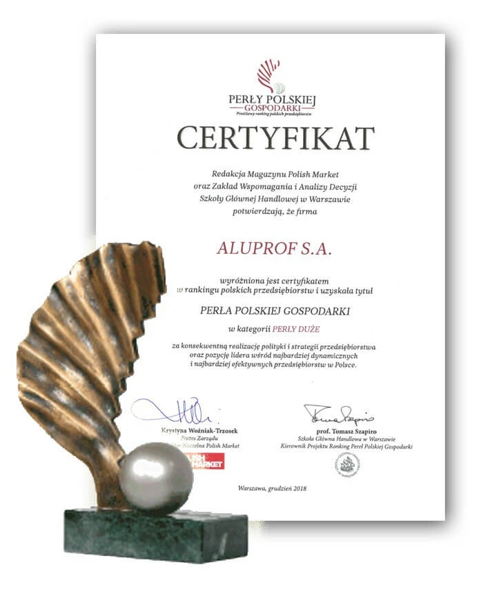 Aluprof Perlou polského hospodářství!