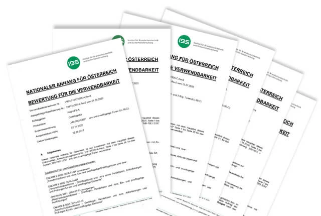 System przeciwpożarowy ALUPROF MB-78EI z dopuszczeniem do stosowania w Austrii