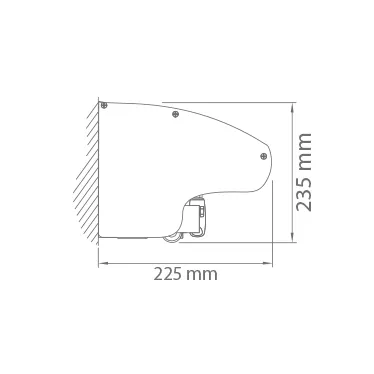 Montaż do ściany (Daszek)
