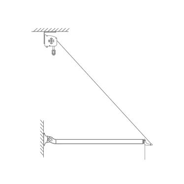 Montaż do sufitu – uchwyt sufitowy
