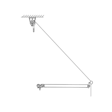 Montaż do sufitu – uchwyt uniwersalny