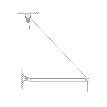 Montaż do sufitu – uchwyt uniwersalny