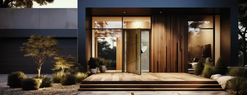 Pivot – une porte d'entrée moderne pour la maison