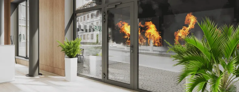 The use of aluminium systems in fire protection of buildings