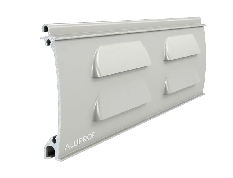 PEW 77 - aluminium gate complementary profile with vents