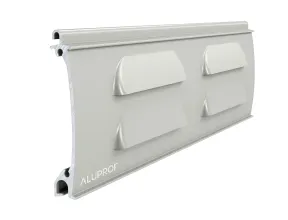 PEW 77 - Aluminiumtorprofil mit Lüftungsschlitzen